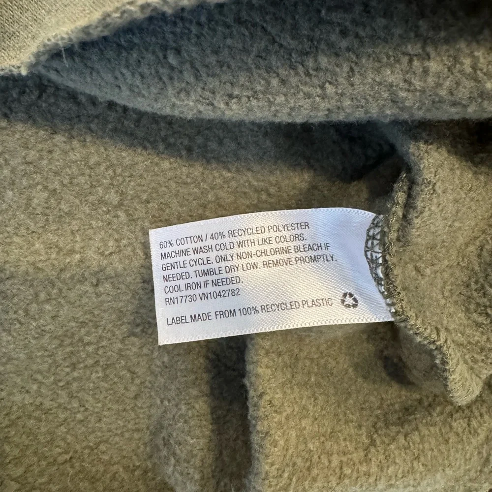 Wild Fable olive Green Cropped Hoodie - Picture 4 of 6
